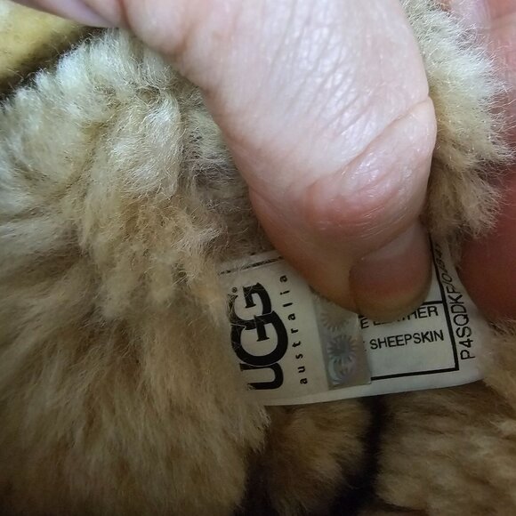 UGG Womens Classic Tall II Boots Sz 8 Brown Leather & Sheepskin 5815 Casual - Picture 11 of 13